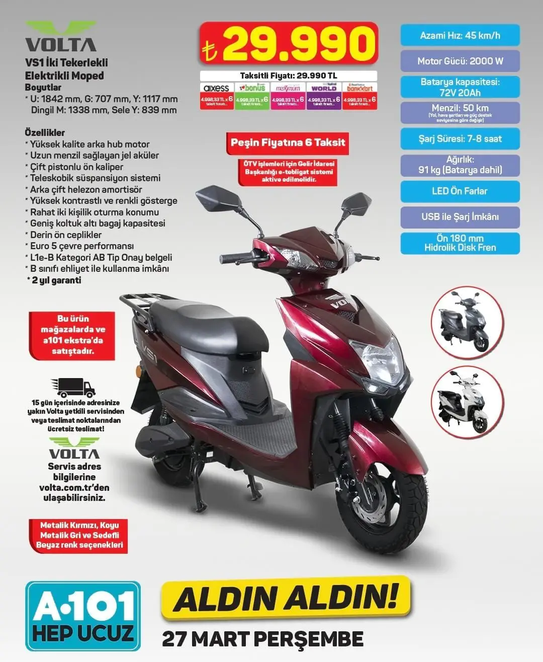 A101'de Bu Hafta Neler Var? 27 Mart - 2 Nisan İndirimli Ürünler Listesi - 6