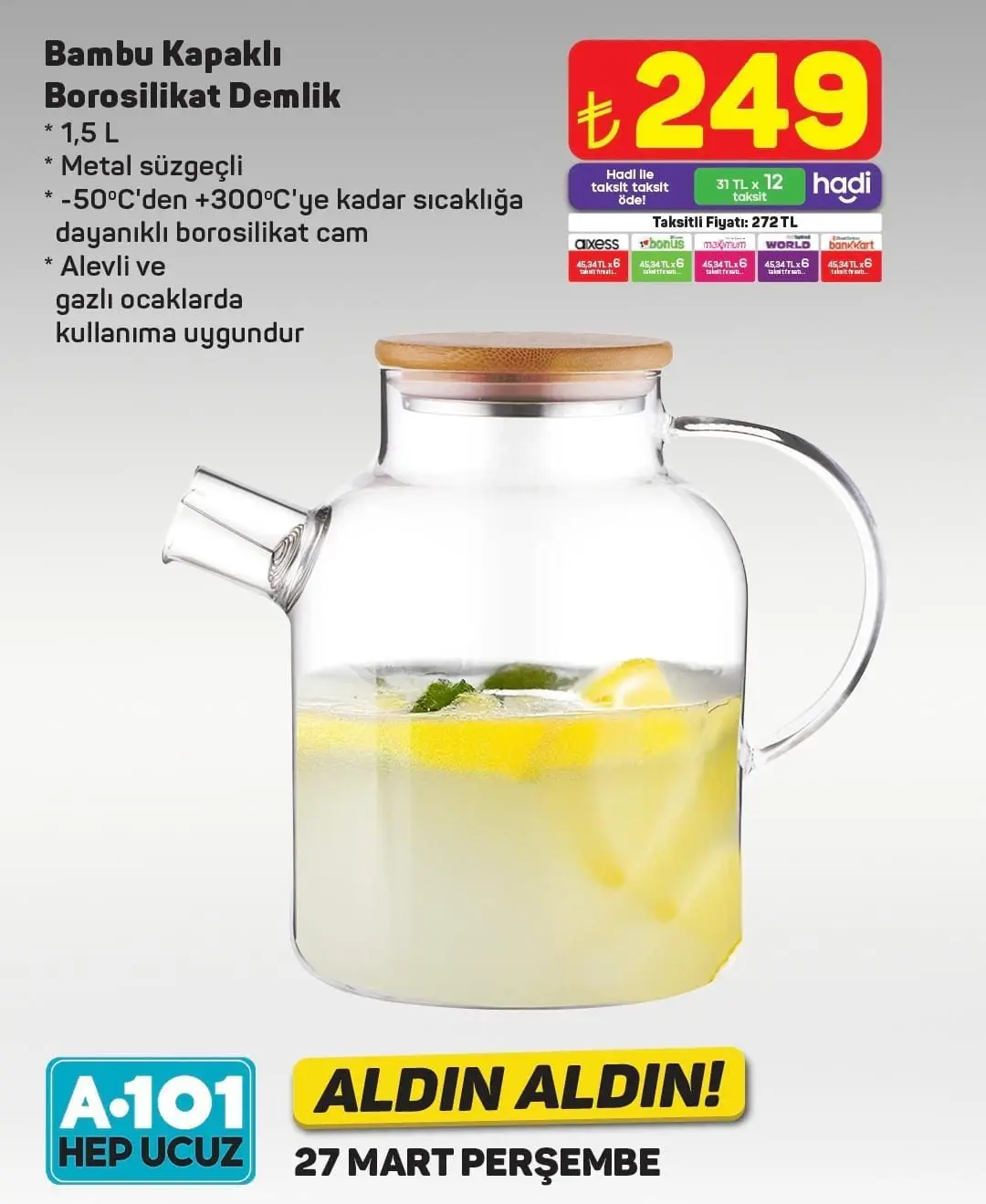 A101'de Bu Hafta Neler Var? 27 Mart - 2 Nisan İndirimli Ürünler Listesi - 2