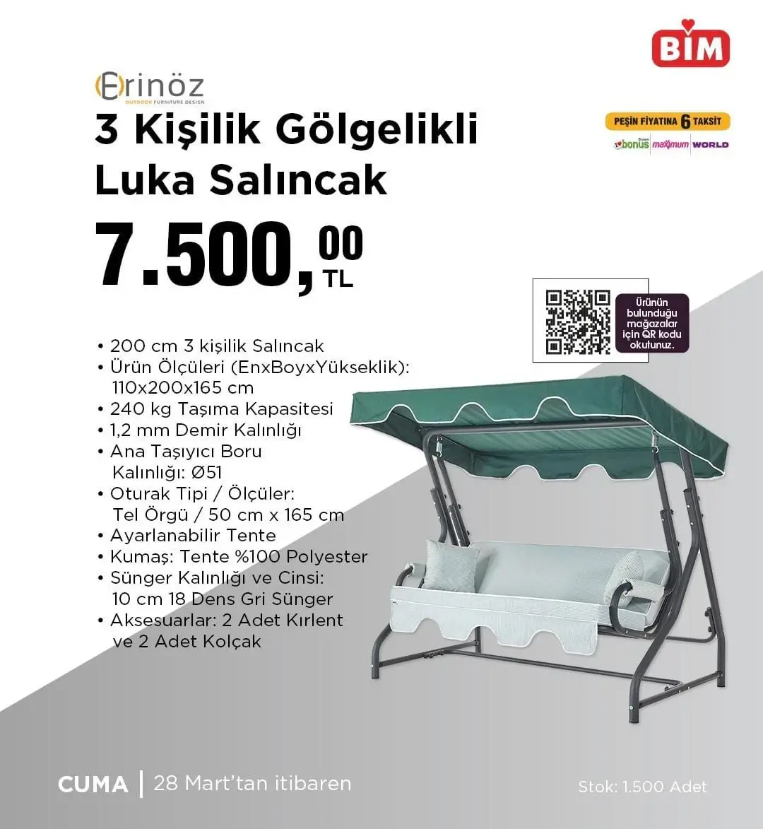 BİM'de bu hafta hangi ürünlerde indirim var? (28 Mart - 3 Nisan)! Bahçenize şenlik geliyor - 94109