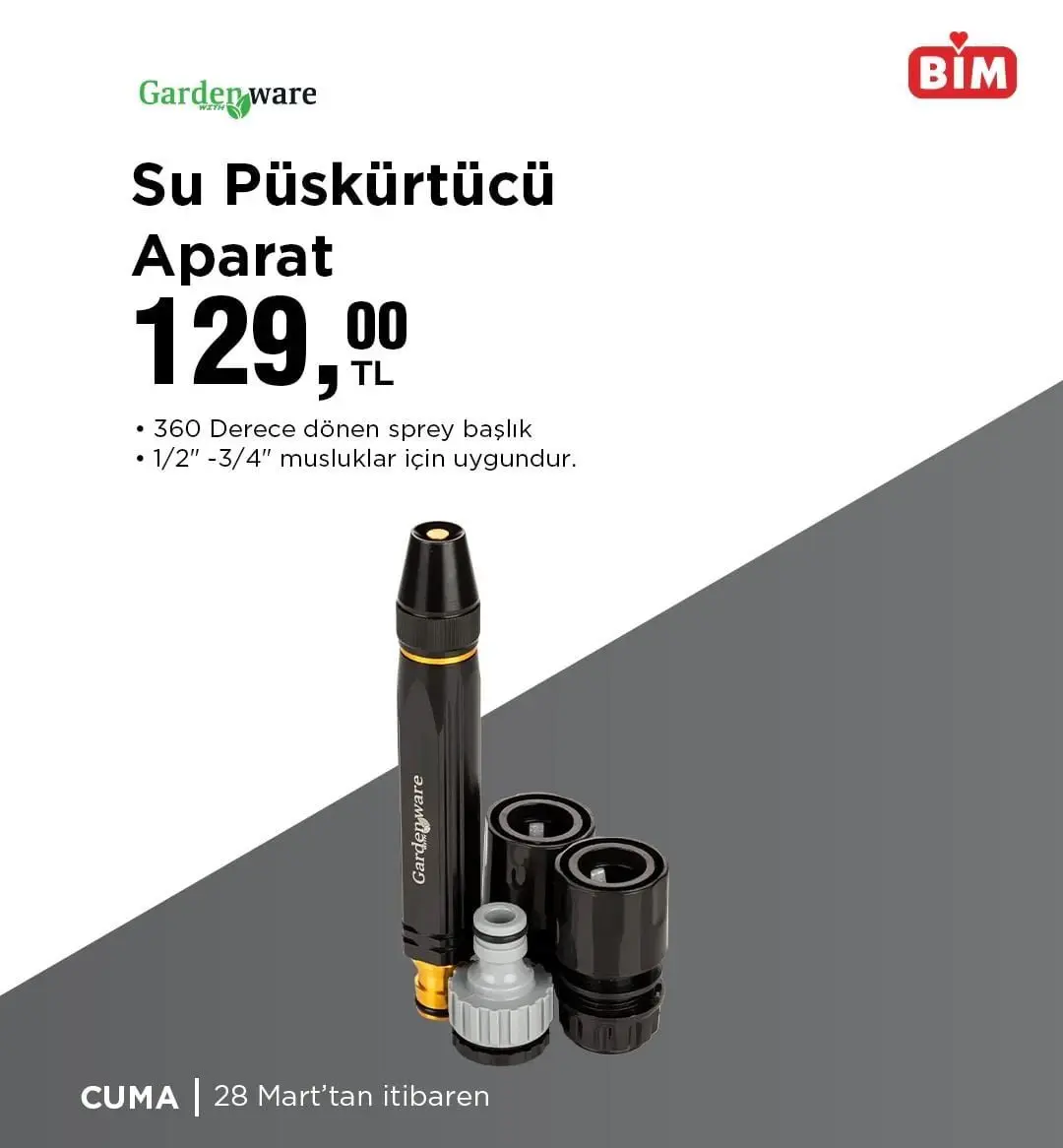 BİM'de bu hafta hangi ürünlerde indirim var? (28 Mart - 3 Nisan)! Bahçenize şenlik geliyor - 94129
