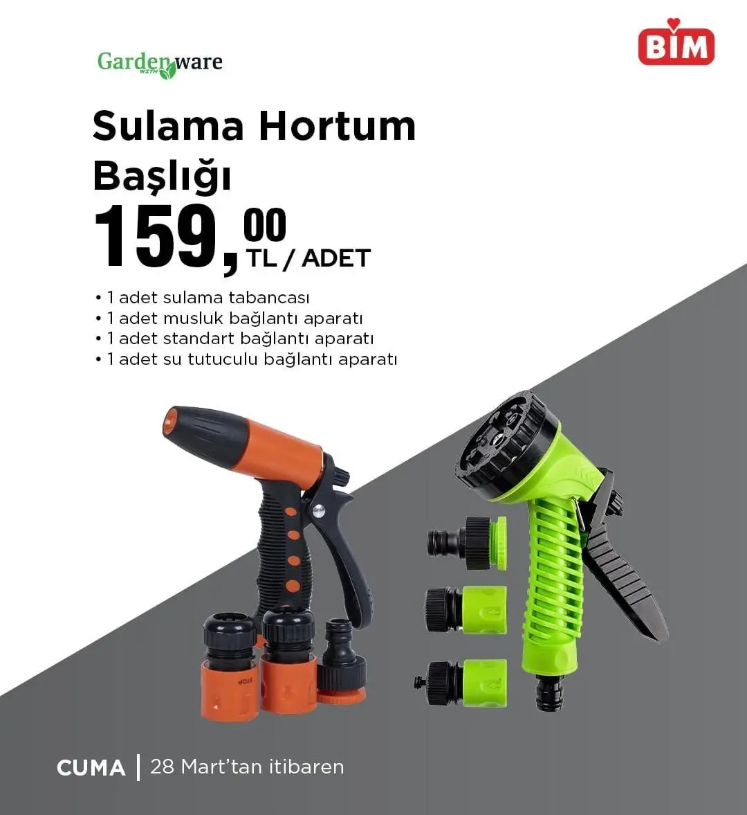 BİM'de bu hafta hangi ürünlerde indirim var? (28 Mart - 3 Nisan)! Bahçenize şenlik geliyor - 94130