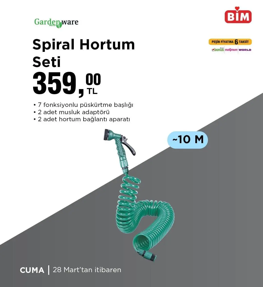 BİM'de bu hafta hangi ürünlerde indirim var? (28 Mart - 3 Nisan)! Bahçenize şenlik geliyor - 94140