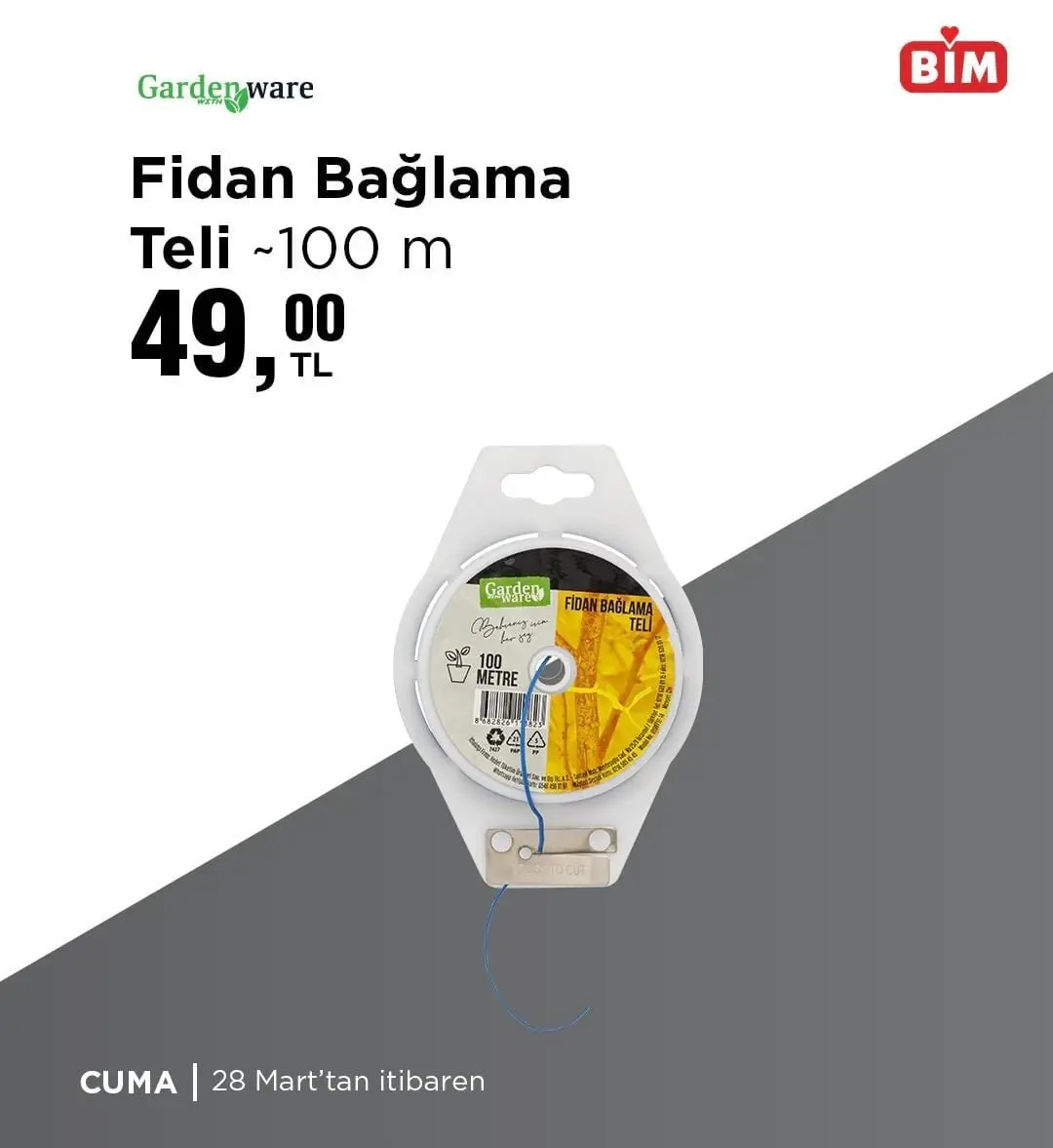 BİM'de bu hafta hangi ürünlerde indirim var? (28 Mart - 3 Nisan)! Bahçenize şenlik geliyor - 94146