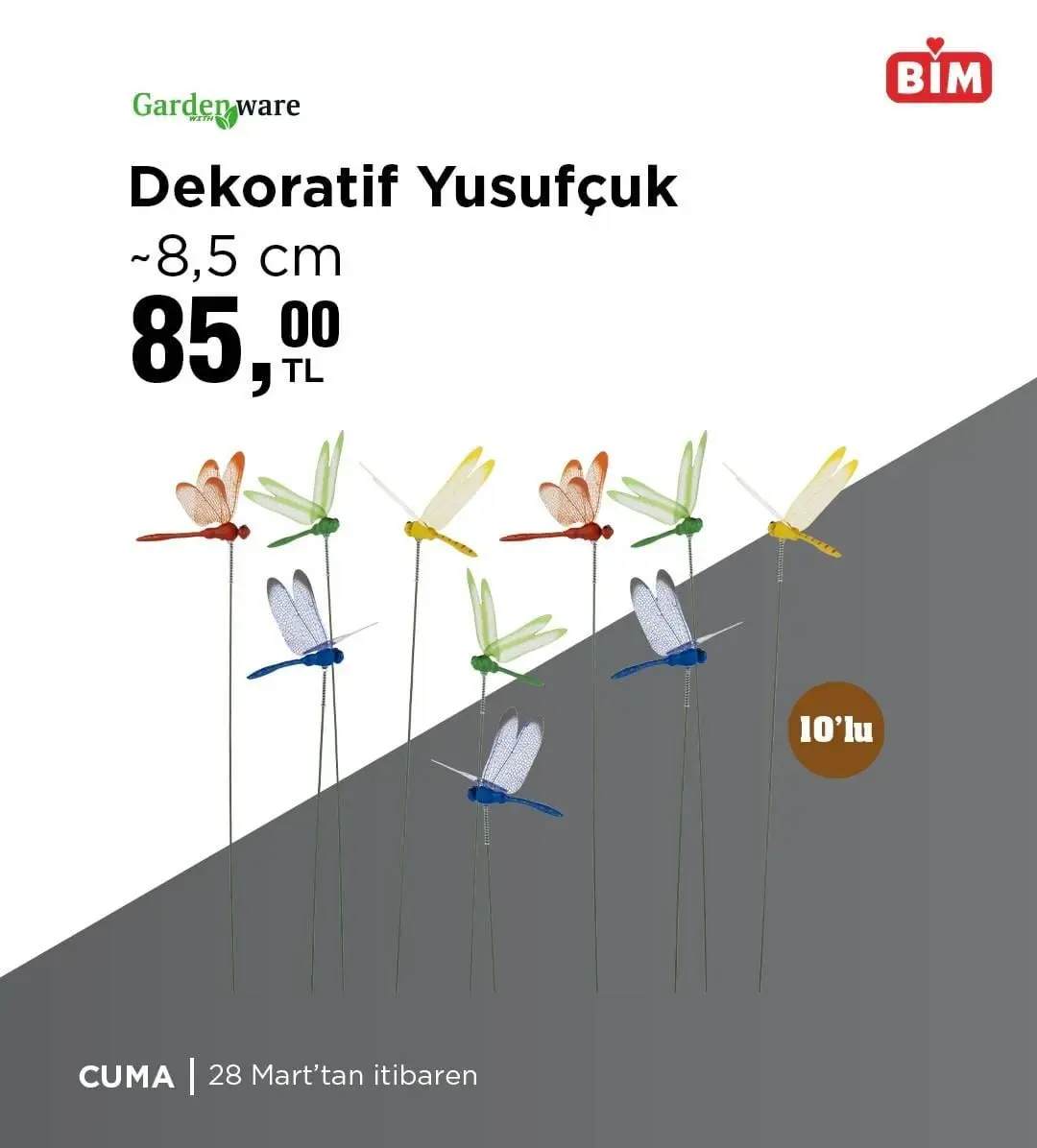 BİM'de bu hafta hangi ürünlerde indirim var? (28 Mart - 3 Nisan)! Bahçenize şenlik geliyor - 94163