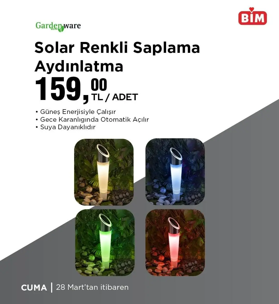 BİM'de bu hafta hangi ürünlerde indirim var? (28 Mart - 3 Nisan)! Bahçenize şenlik geliyor - 94166