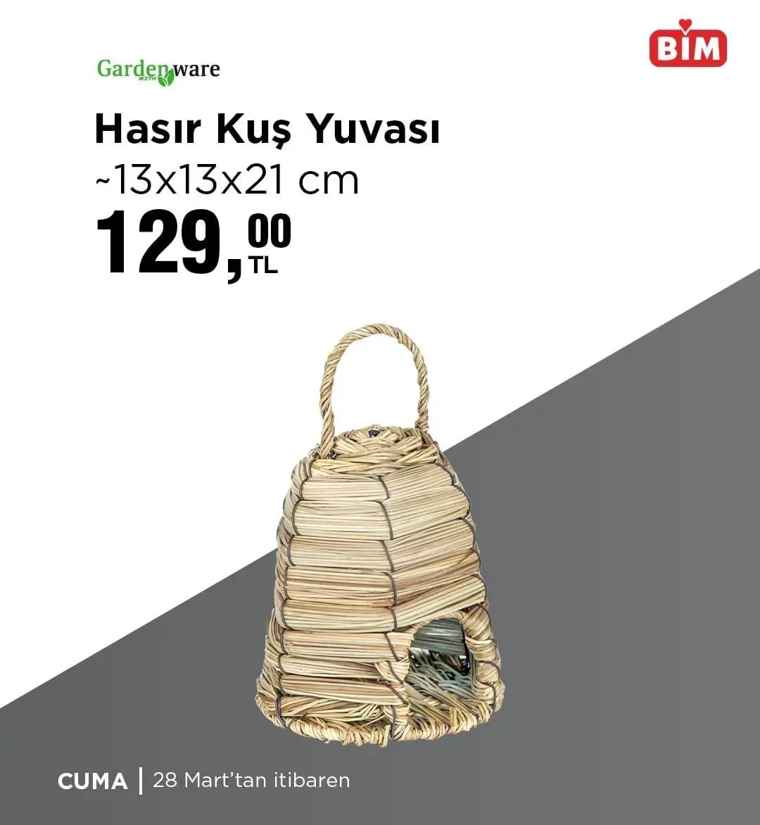 BİM'de bu hafta hangi ürünlerde indirim var? (28 Mart - 3 Nisan)! Bahçenize şenlik geliyor - 94173