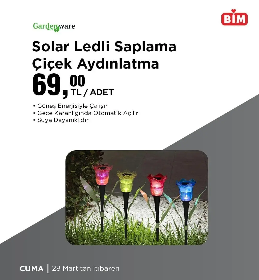 BİM'de bu hafta hangi ürünlerde indirim var? (28 Mart - 3 Nisan)! Bahçenize şenlik geliyor - 94174