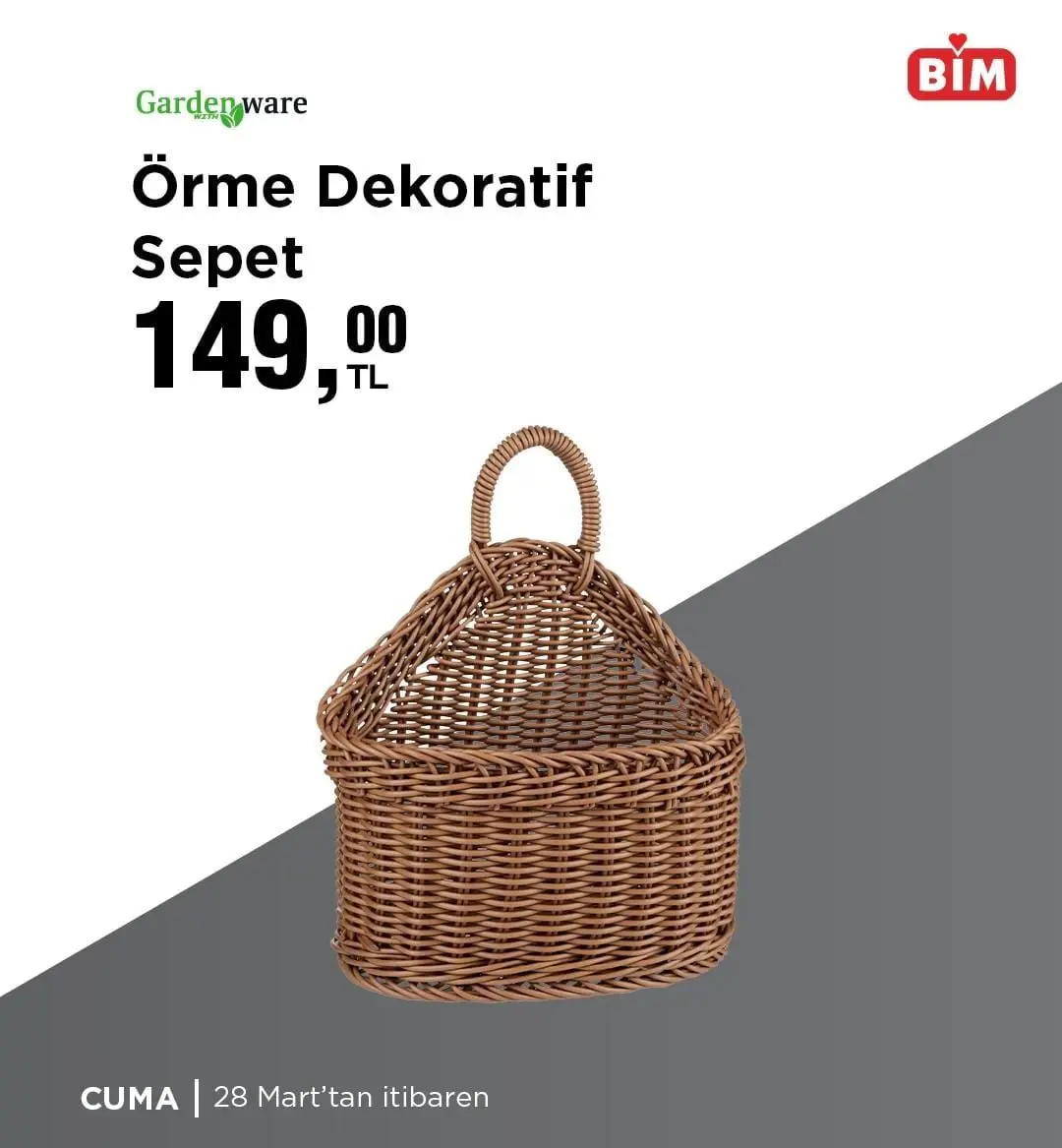 BİM'de bu hafta hangi ürünlerde indirim var? (28 Mart - 3 Nisan)! Bahçenize şenlik geliyor - 94175