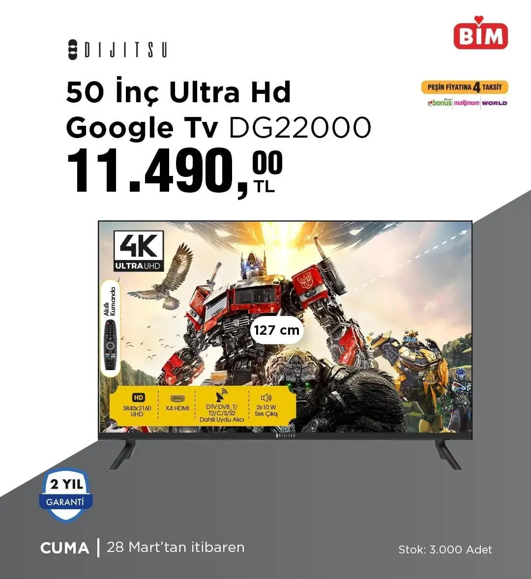 BİM'de bu hafta hangi ürünlerde indirim var? (28 Mart - 3 Nisan)! Bahçenize şenlik geliyor - 94201