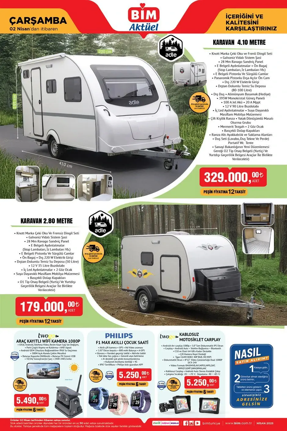 BİM'e 2 Nisan'da Çekme Karavan Geliyor! İşte Haftanın Sürprizi - 1