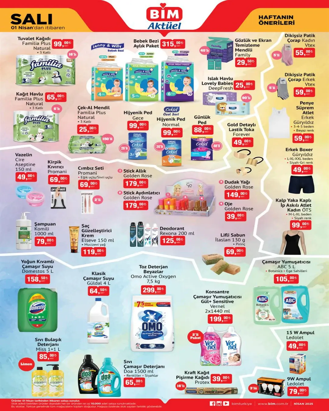 1 Nisan Salı Günü BİM'e Hangi Ürünler Geliyor? İşte Aktüel Liste - 94215