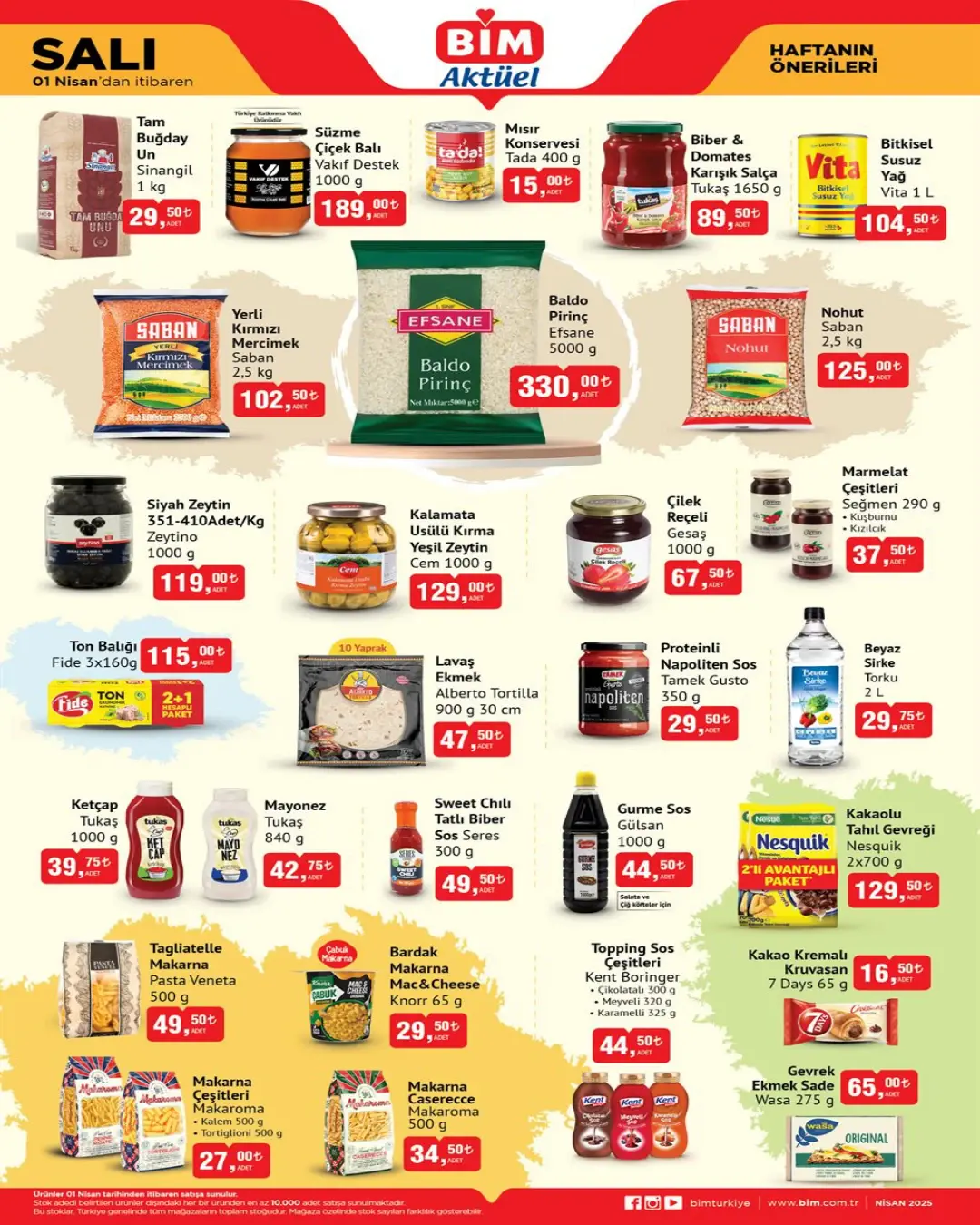 1 Nisan Salı Günü BİM'e Hangi Ürünler Geliyor? İşte Aktüel Liste - 94216