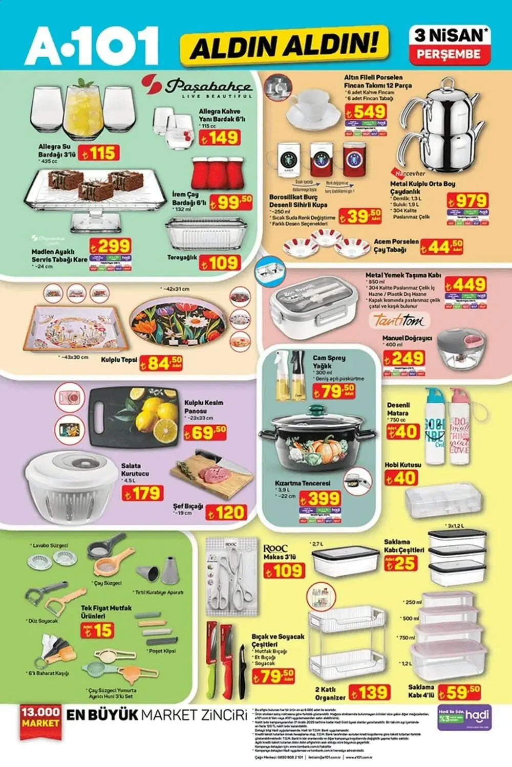 A101 3 Nisan 2025 Perşembe aktüel ürünler kataloğu: Moped, beyaz eşya ve daha fazlası - 4
