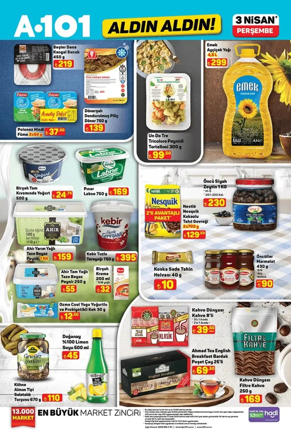 A101 3 Nisan 2025 Perşembe aktüel ürünler kataloğu: Moped, beyaz eşya ve daha fazlası - 11