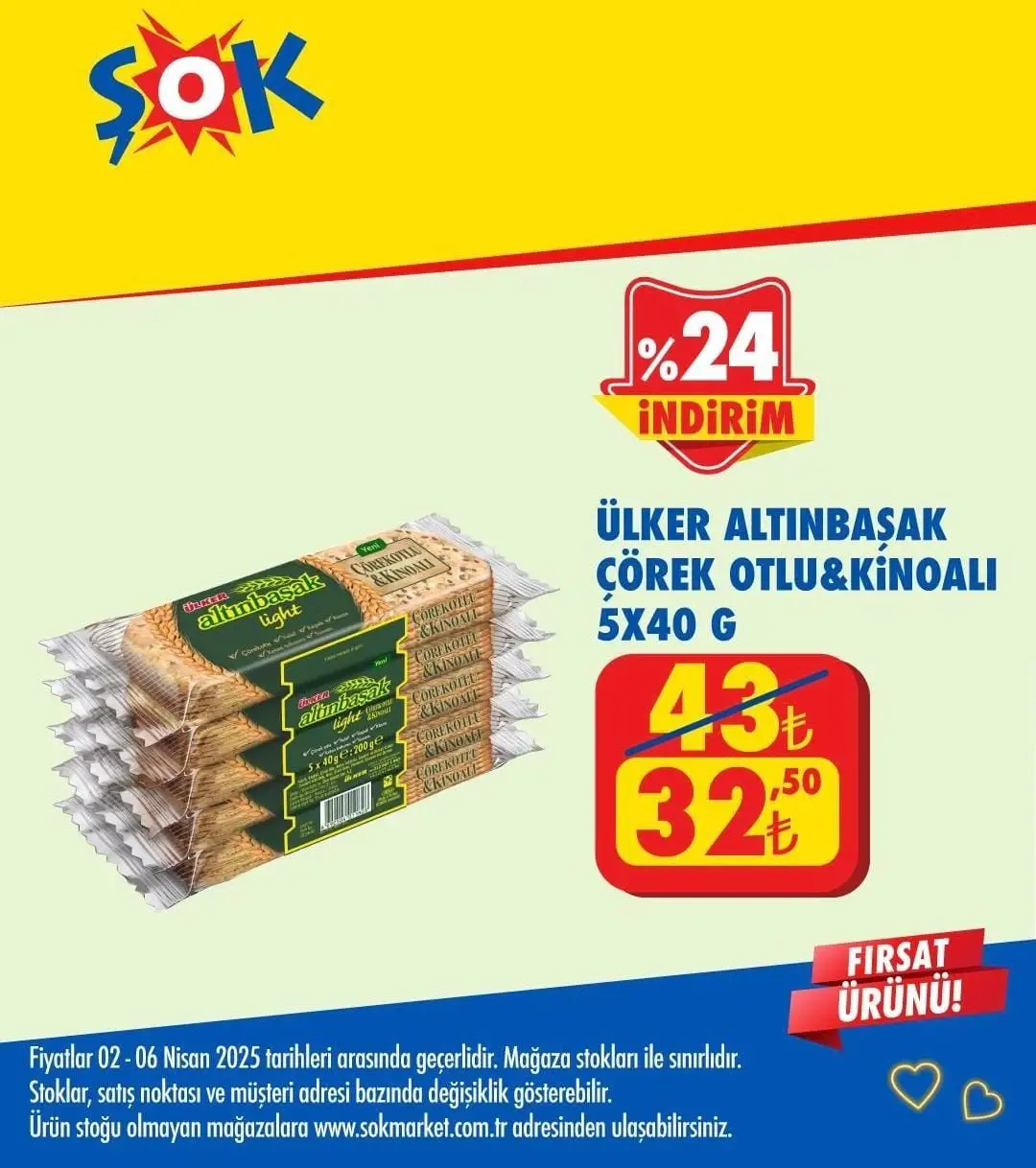 ŞOK Market 2-8 Nisan 2025 aktüel ürünler kataloğu: Haftanın indirimli ürünleri - 40