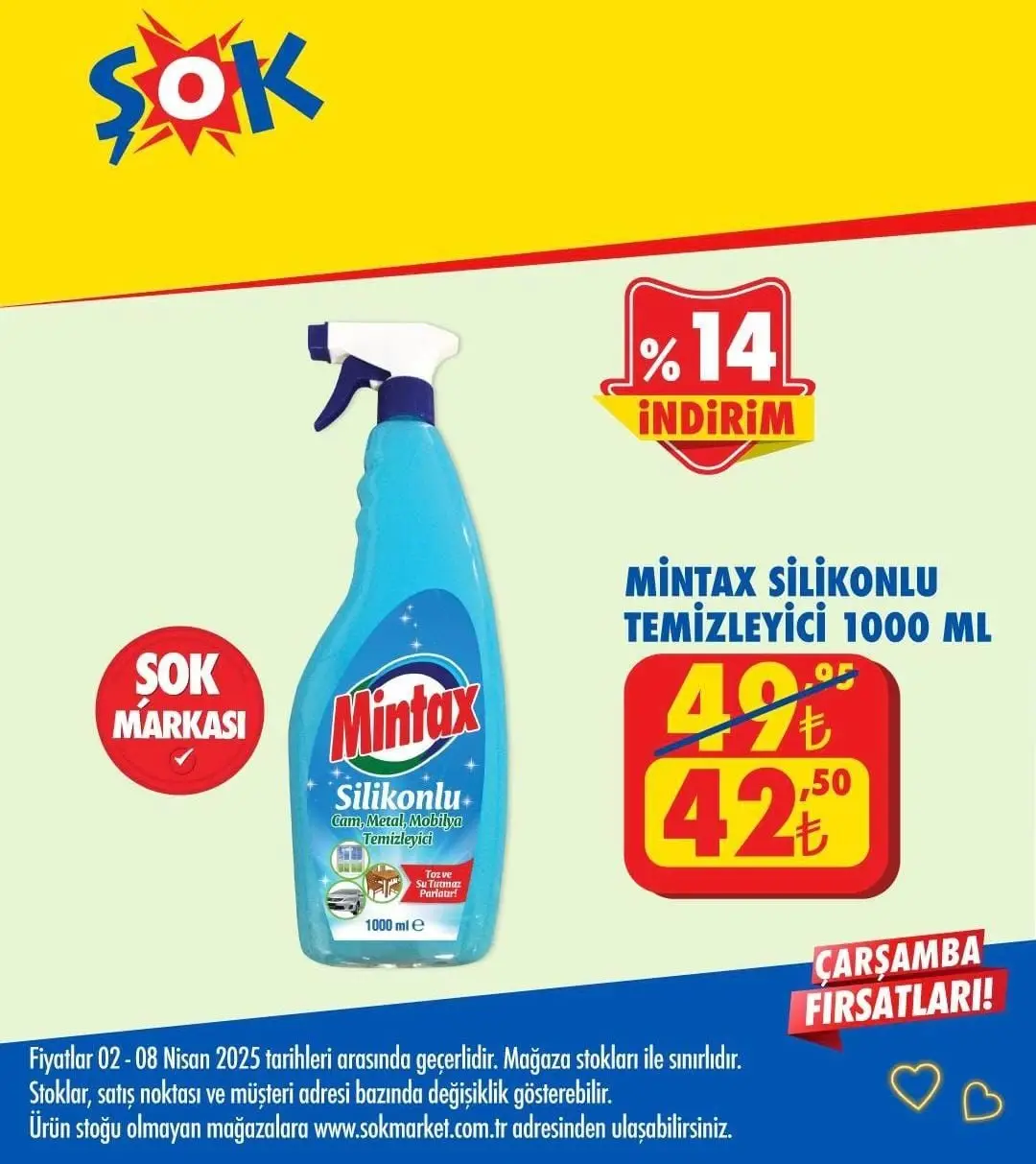 ŞOK Market 2-8 Nisan 2025 aktüel ürünler kataloğu: Haftanın indirimli ürünleri - 80