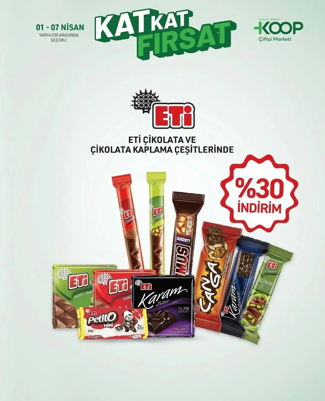 Tarım Kredi KOOP Çiftçi Marketi'nde Nisan indirimi başladı! 04-06 Nisan 2025 kataloğu yayımlandı - 2