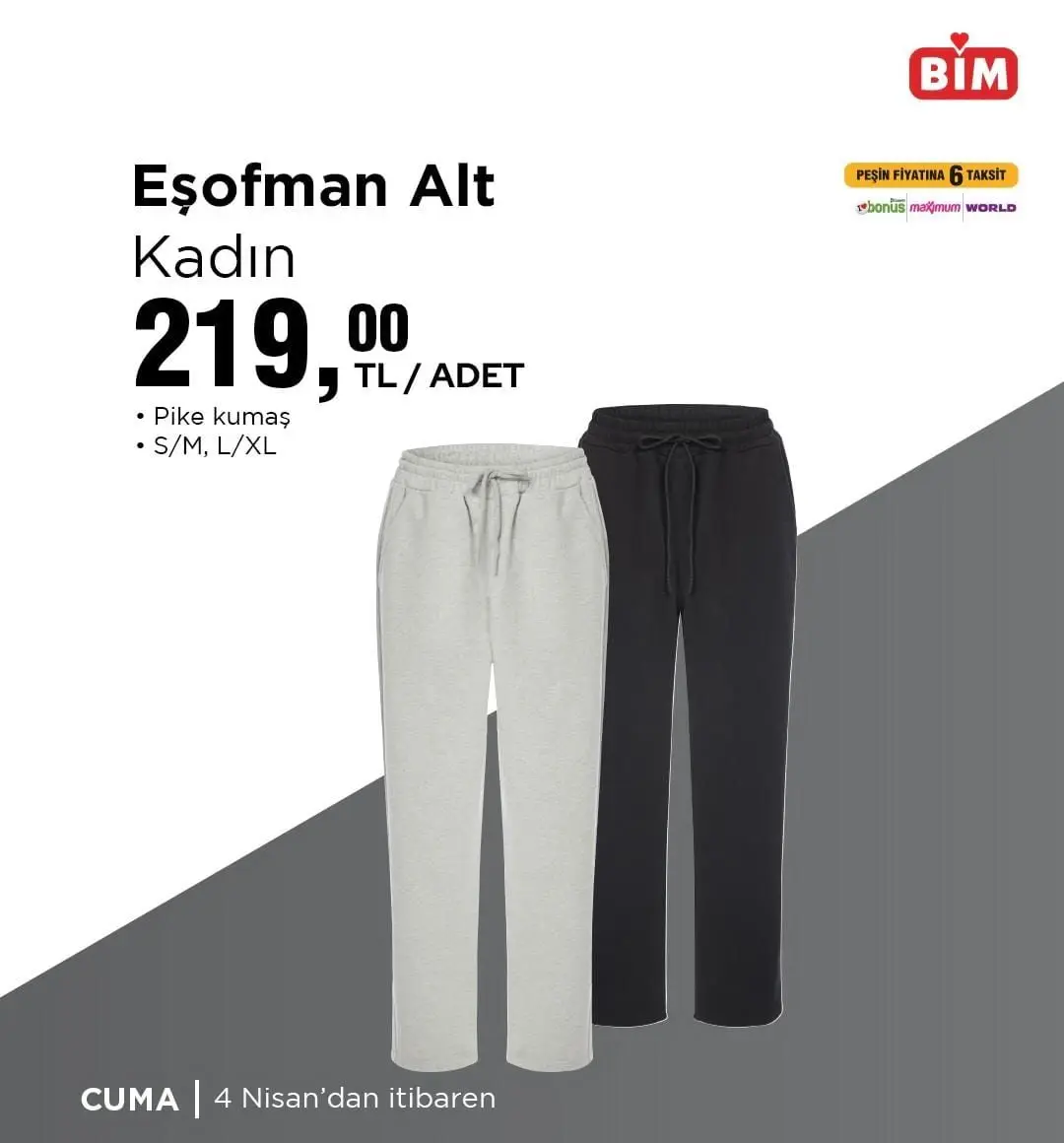 BİM 4-10 Nisan 2025 aktüel ürünler kataloğu yayımlandı! Elektrikli bisikletlerden ev tekstiline geniş ürün yelpazesi - 94395