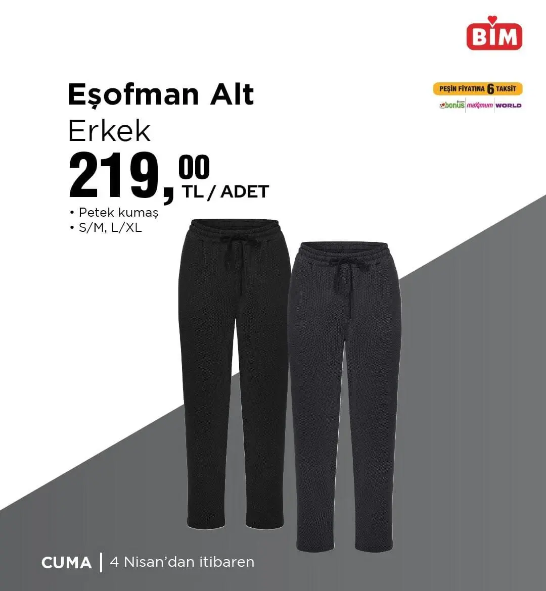 BİM 4-10 Nisan 2025 aktüel ürünler kataloğu yayımlandı! Elektrikli bisikletlerden ev tekstiline geniş ürün yelpazesi - 6