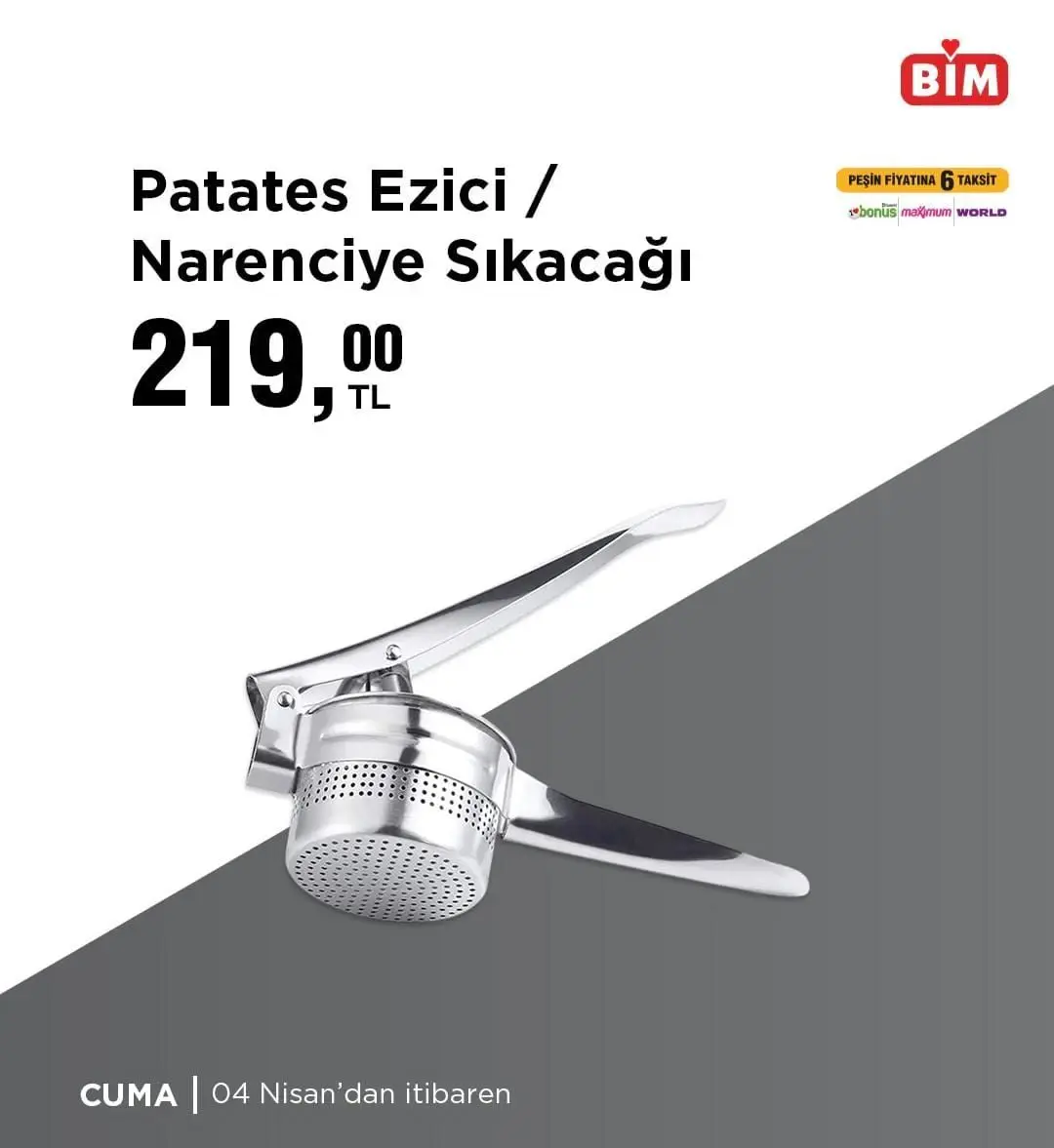 BİM 4-10 Nisan 2025 aktüel ürünler kataloğu yayımlandı! Elektrikli bisikletlerden ev tekstiline geniş ürün yelpazesi - 94462