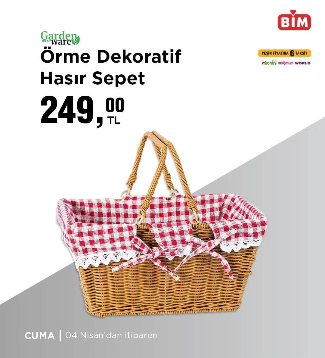 BİM 4-10 Nisan 2025 aktüel ürünler kataloğu yayımlandı! Elektrikli bisikletlerden ev tekstiline geniş ürün yelpazesi - 94484