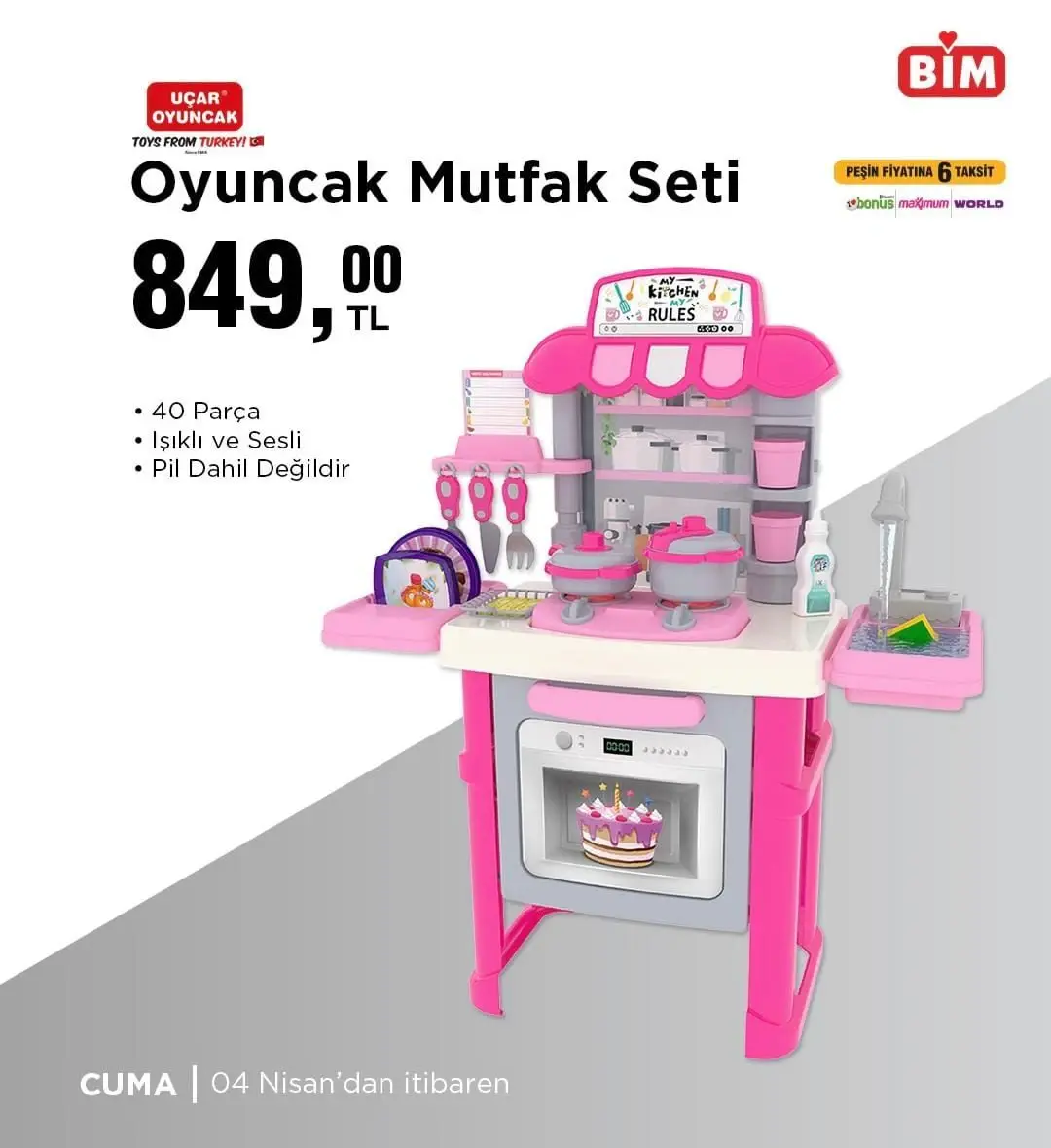 BİM 4-10 Nisan 2025 aktüel ürünler kataloğu yayımlandı! Elektrikli bisikletlerden ev tekstiline geniş ürün yelpazesi - 94488