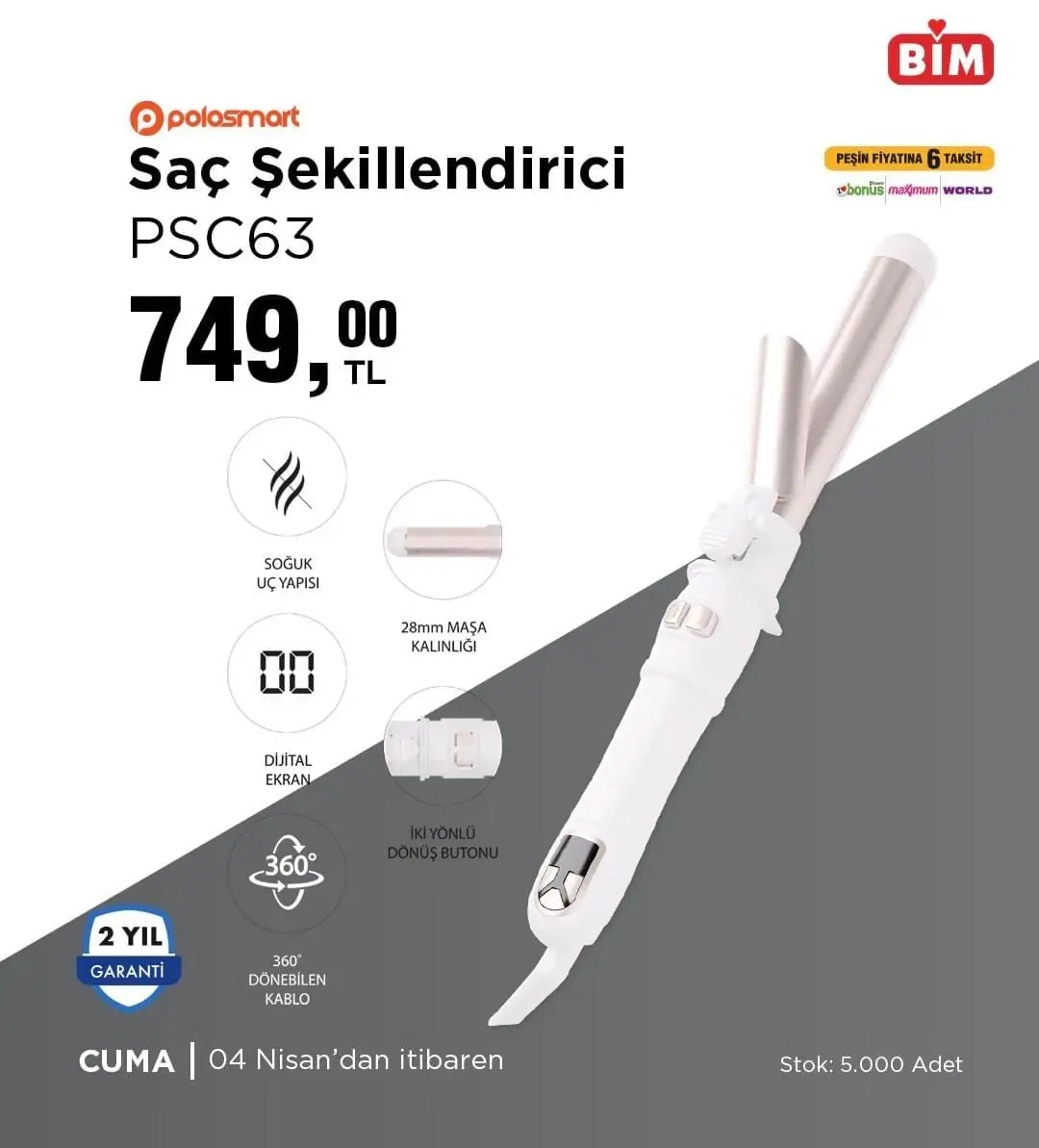 BİM 4-10 Nisan 2025 aktüel ürünler kataloğu yayımlandı! Elektrikli bisikletlerden ev tekstiline geniş ürün yelpazesi - 96