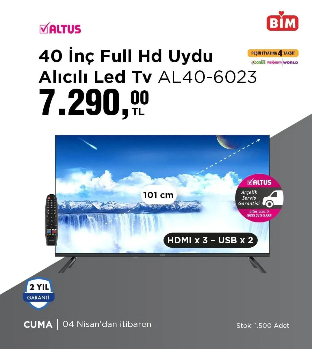 BİM 4-10 Nisan 2025 aktüel ürünler kataloğu yayımlandı! Elektrikli bisikletlerden ev tekstiline geniş ürün yelpazesi - 94526