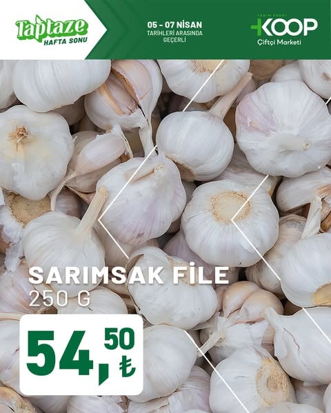 KOOP Market'te Taptaze Hafta Sonu kampanyası başladı! 5-7 Nisan tarihleri arasında geçerli - 94570