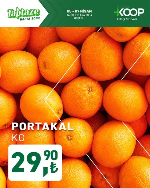 KOOP Market'te Taptaze Hafta Sonu kampanyası başladı! 5-7 Nisan tarihleri arasında geçerli - 94573