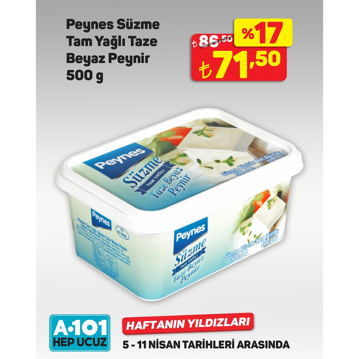İşte A101'in 5-11 Nisan 2025 tarihleri arasında geçerli Haftanın Yıldızları kampanyası - 94646