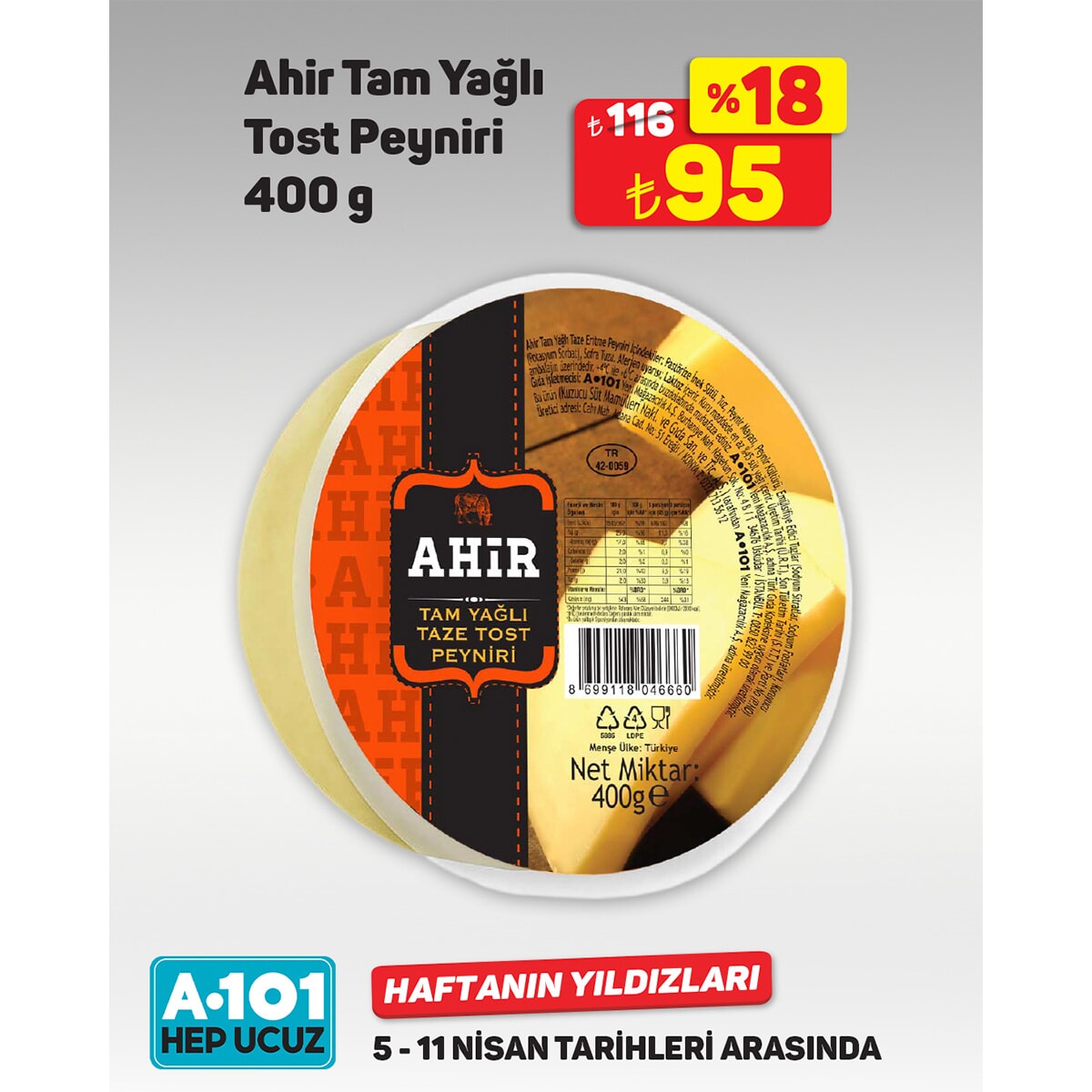 İşte A101'in 5-11 Nisan 2025 tarihleri arasında geçerli Haftanın Yıldızları kampanyası - 94649