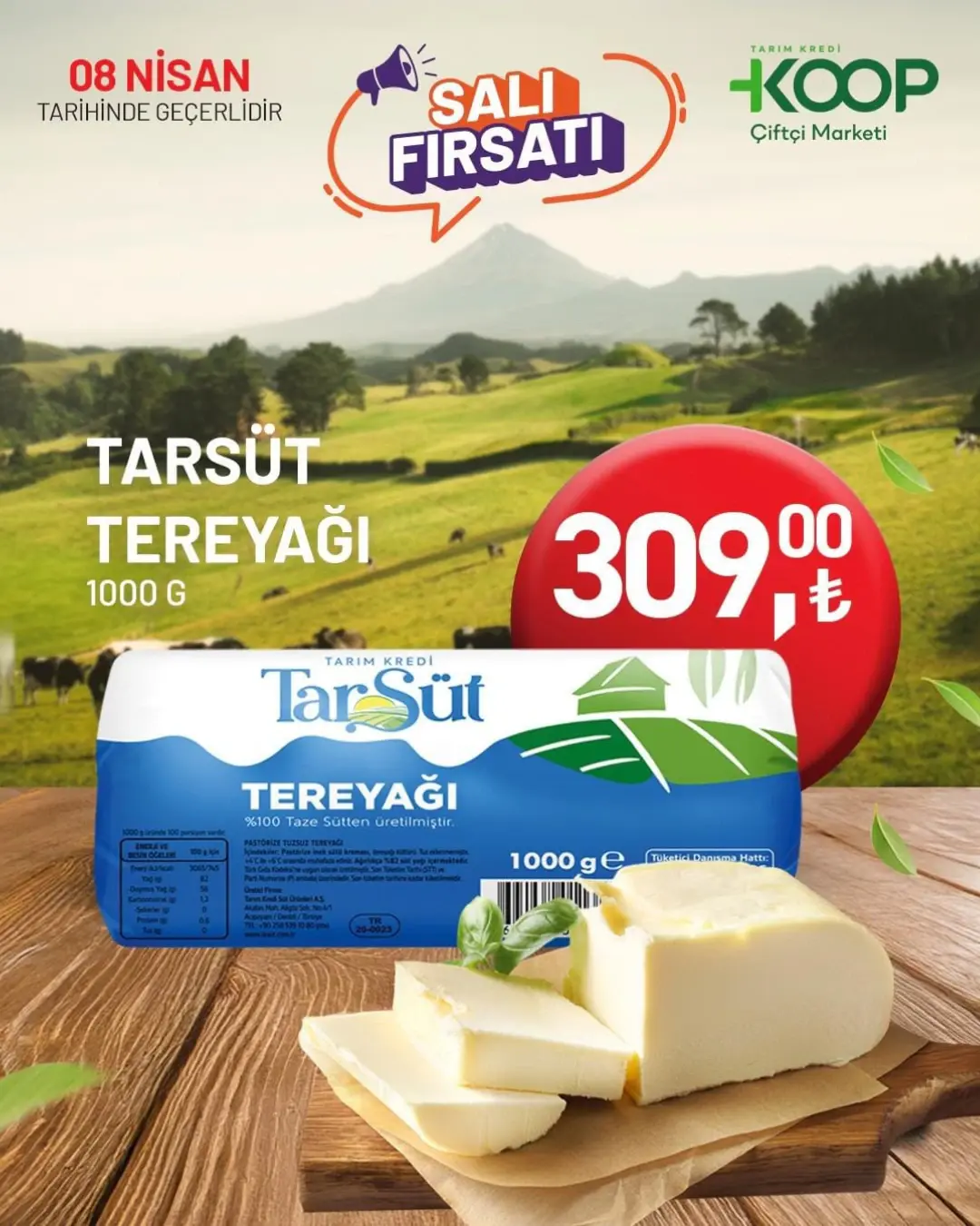 Tarım Kredi KOOP Çiftçi Marketi'nden nisan ayına zzel indirimler: 08-14 Nisan 2025 Kataloğu yayımlandı - 2