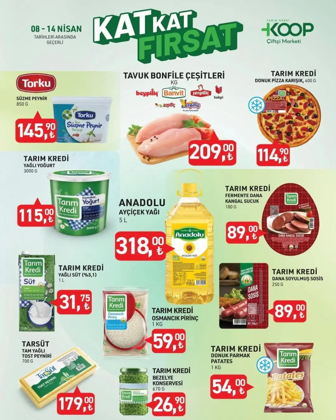 Tarım Kredi KOOP Çiftçi Marketi'nden nisan ayına zzel indirimler: 08-14 Nisan 2025 Kataloğu yayımlandı - 4