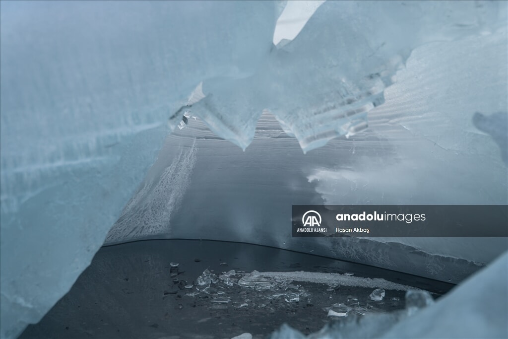 Türk foto muhabiri Matanuska Buzulu'nda doğanın şifrelerini yakaladı - 4