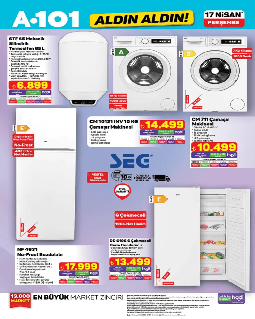 A101 17 Nisan 2025 Aktüel Ürünler kataloğu yayınlandı! Elektronikten kamp malzemelerine bu hafta neler var? - 4