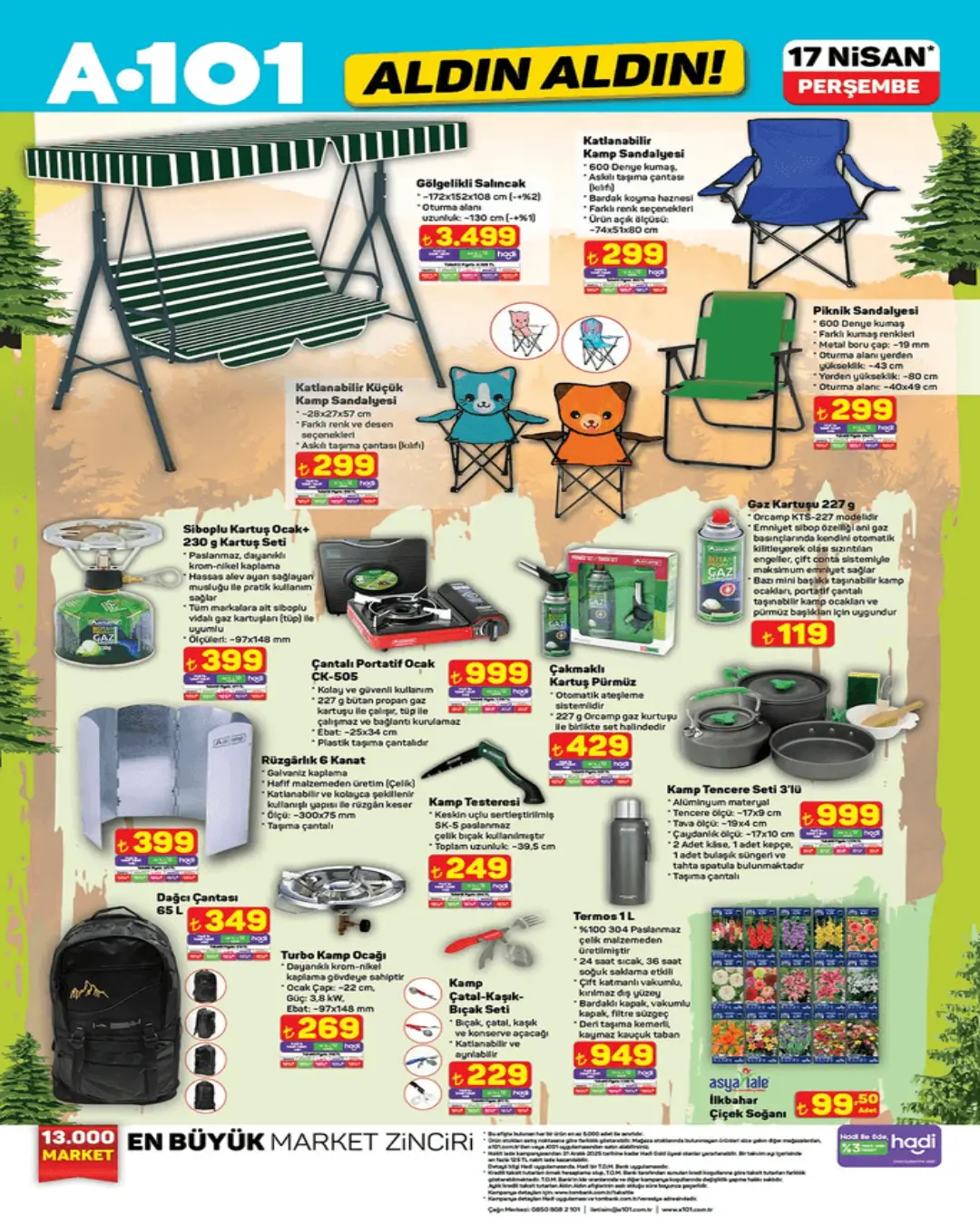 A101 17 Nisan 2025 Aktüel Ürünler kataloğu yayınlandı! Elektronikten kamp malzemelerine bu hafta neler var? - 2