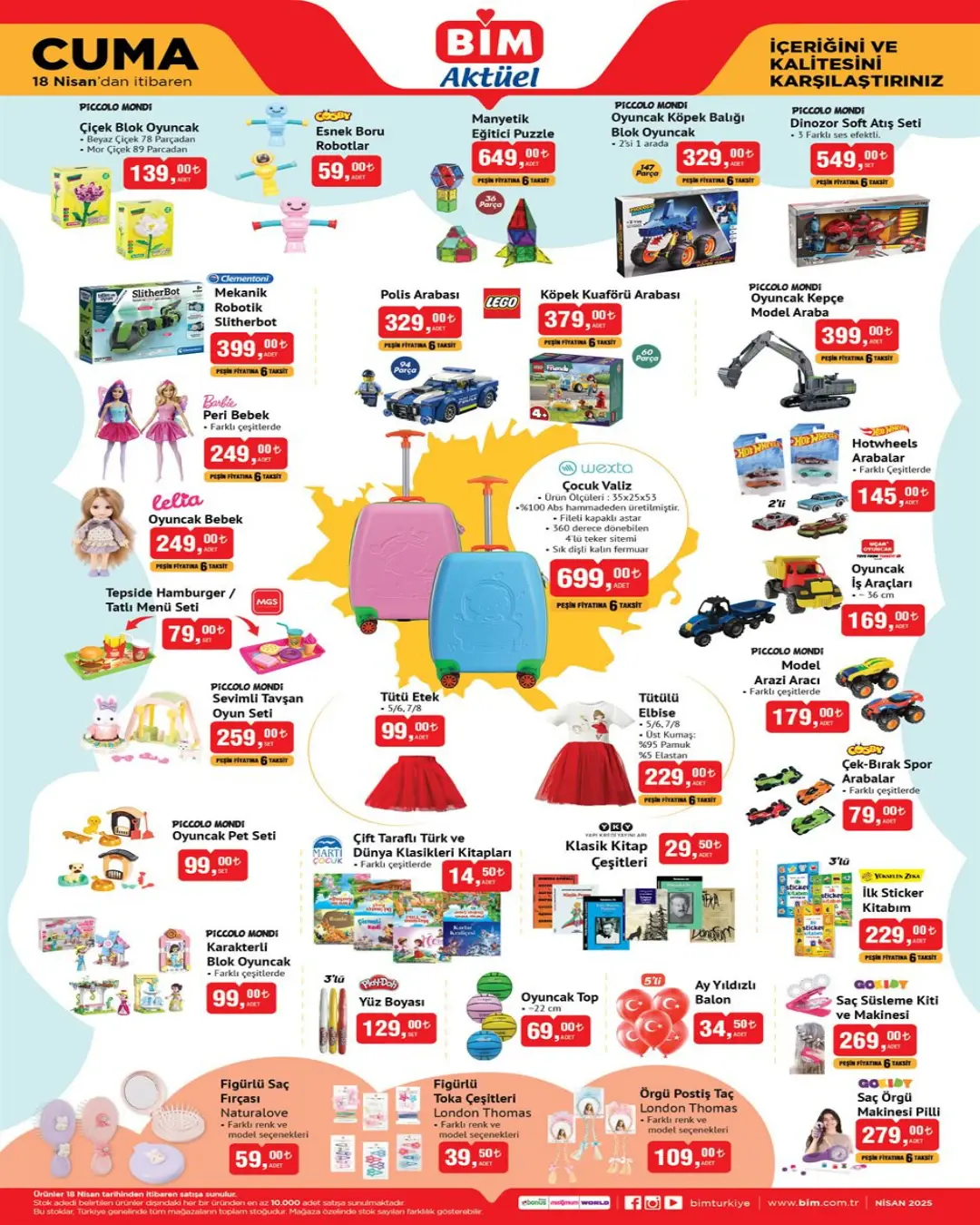 BİM 18 Nisan 2025 Cuma Aktüel Ürünler kataloğu yayınlandı - 94759