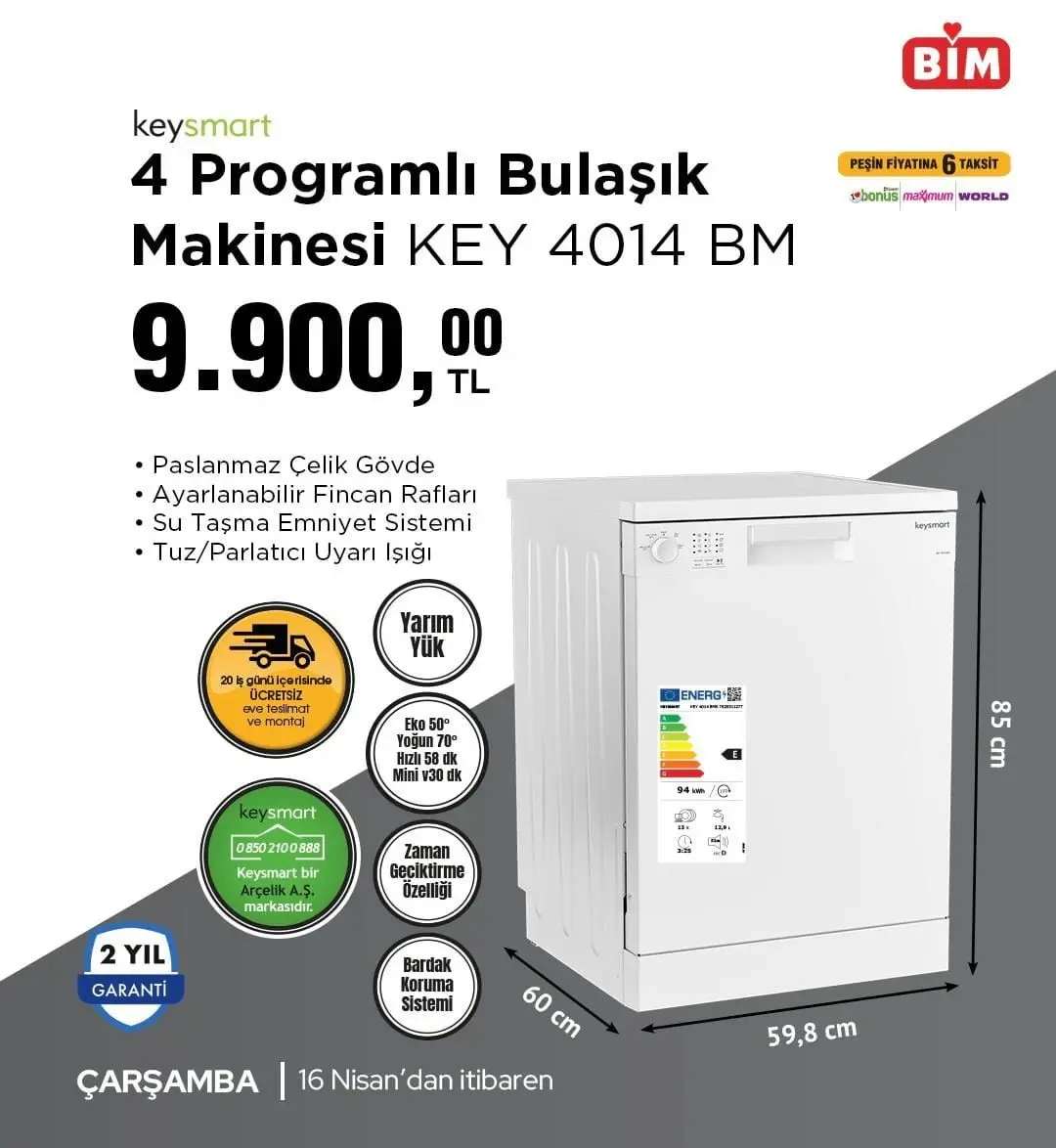 BİM Market 16-22 Nisan 2025 Aktüel Ürünler Kataloğu Yayınlandı - 94800