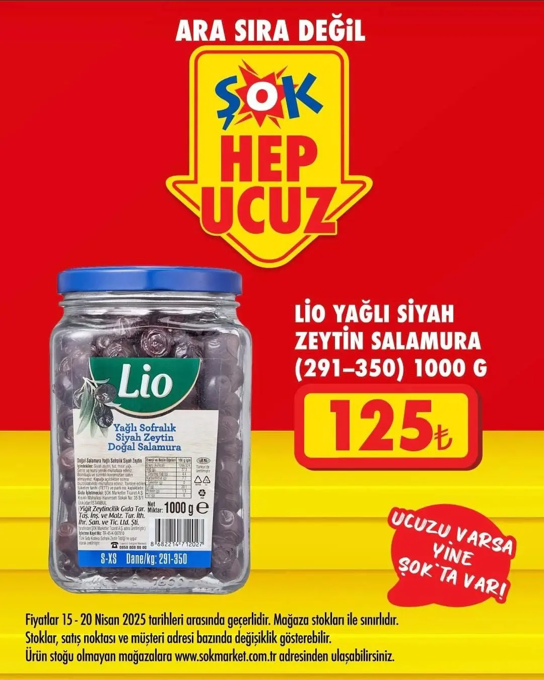 ŞOK Market 15-20 Nisan 2025 Aktüel Ürünler Kataloğu yayınlandı - 94826