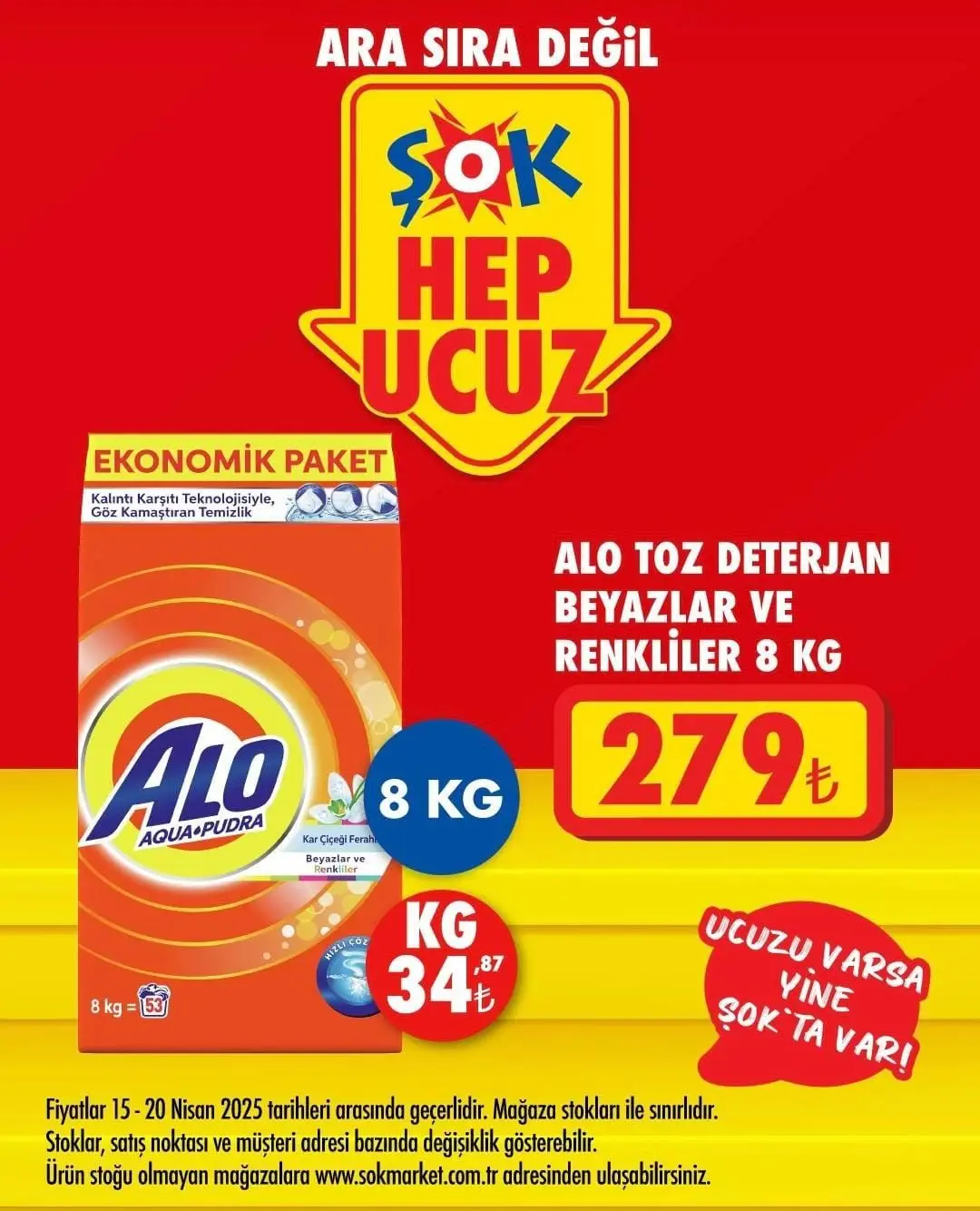 ŞOK Market 15-20 Nisan 2025 Aktüel Ürünler Kataloğu yayınlandı - 94827