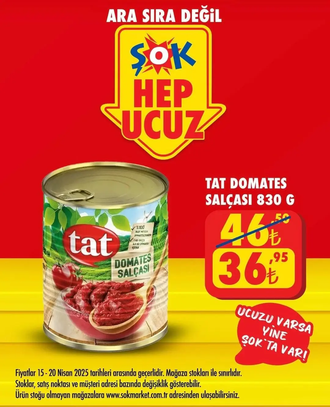 ŞOK Market 15-20 Nisan 2025 Aktüel Ürünler Kataloğu yayınlandı - 94831