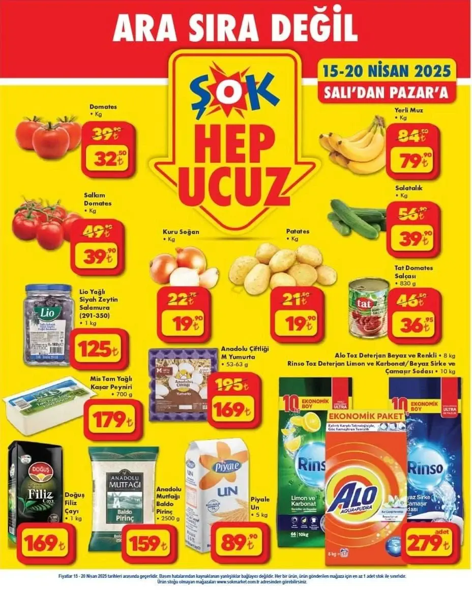 ŞOK Market 15-20 Nisan 2025 Aktüel Ürünler Kataloğu yayınlandı - 94834