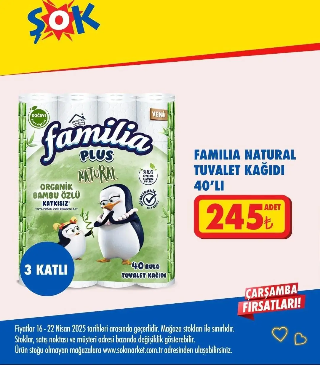 ŞOK Market 16-22 Nisan 2025 Aktüel Ürünler Kataloğu yayında! Haftanın indirimli ürünleri raflarda yerini aldı - 94840