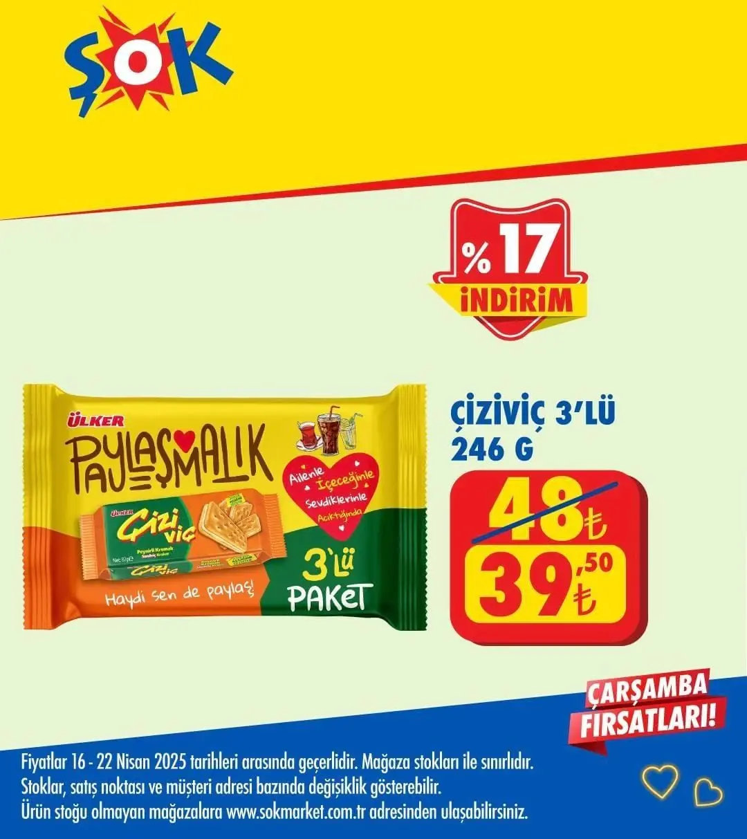 ŞOK Market 16-22 Nisan 2025 Aktüel Ürünler Kataloğu yayında! Haftanın indirimli ürünleri raflarda yerini aldı - 94856