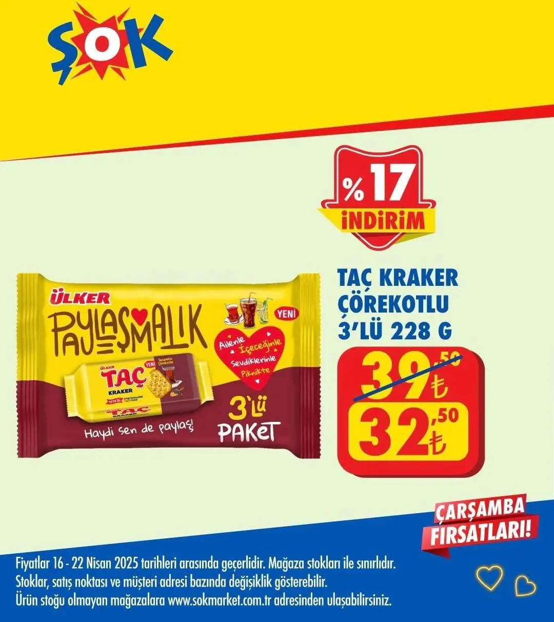 ŞOK Market 16-22 Nisan 2025 Aktüel Ürünler Kataloğu yayında! Haftanın indirimli ürünleri raflarda yerini aldı - 94858