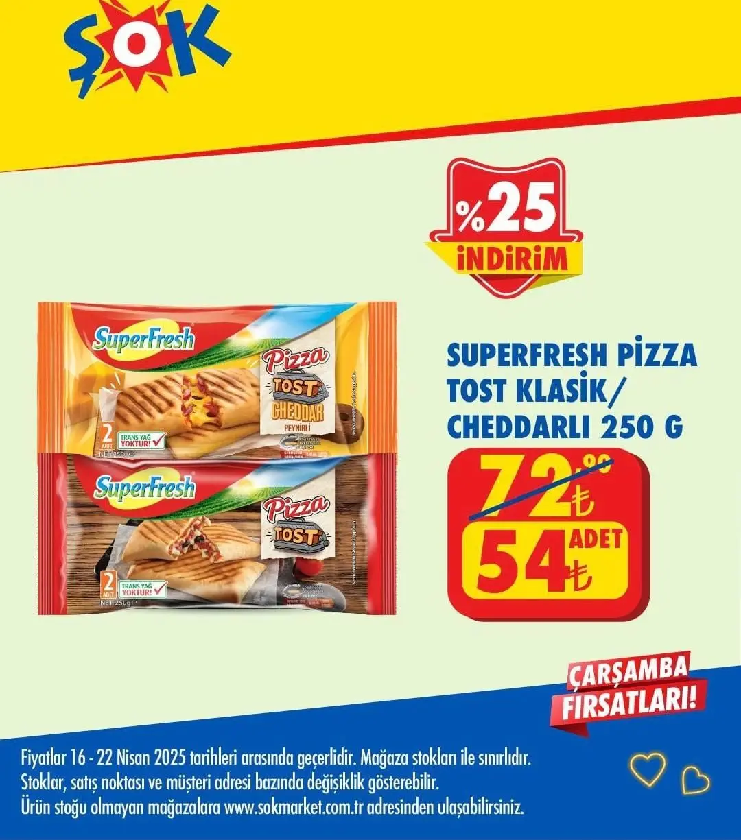 ŞOK Market 16-22 Nisan 2025 Aktüel Ürünler Kataloğu yayında! Haftanın indirimli ürünleri raflarda yerini aldı - 94866