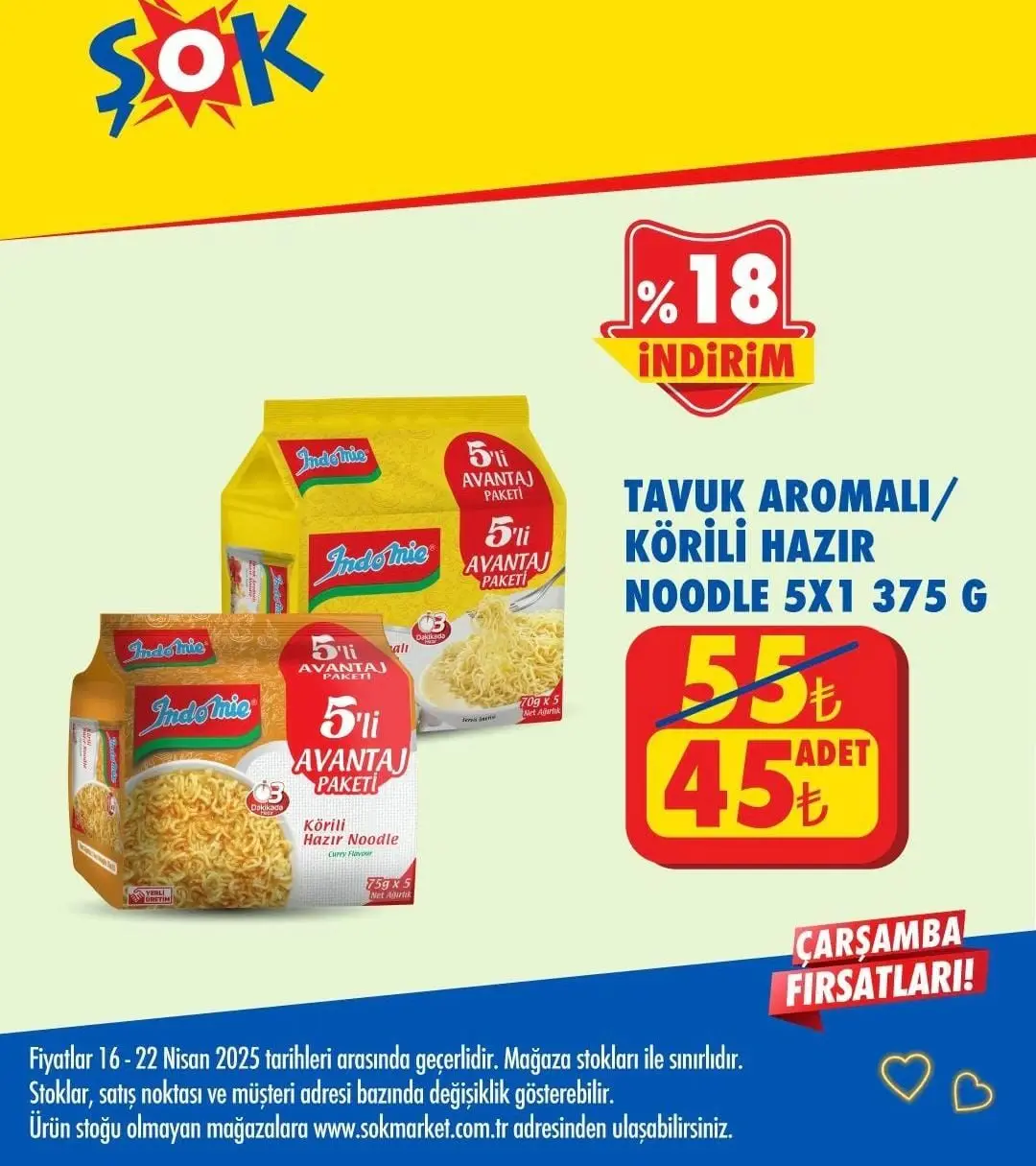 ŞOK Market 16-22 Nisan 2025 Aktüel Ürünler Kataloğu yayında! Haftanın indirimli ürünleri raflarda yerini aldı - 94869