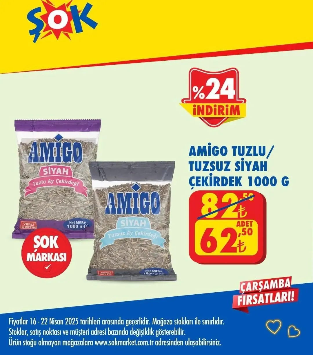 ŞOK Market 16-22 Nisan 2025 Aktüel Ürünler Kataloğu yayında! Haftanın indirimli ürünleri raflarda yerini aldı - 94877