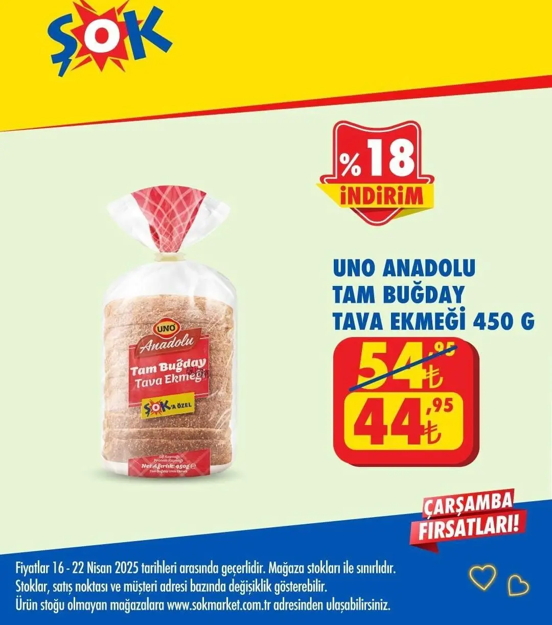 ŞOK Market 16-22 Nisan 2025 Aktüel Ürünler Kataloğu yayında! Haftanın indirimli ürünleri raflarda yerini aldı - 94881